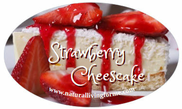 There's nothing like a fresh strawberry cheesecake