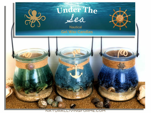 Natural Living New Lowell Under the Sea Candles