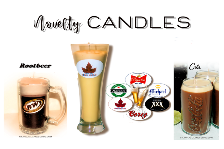 Novelty Candles By Natural Living