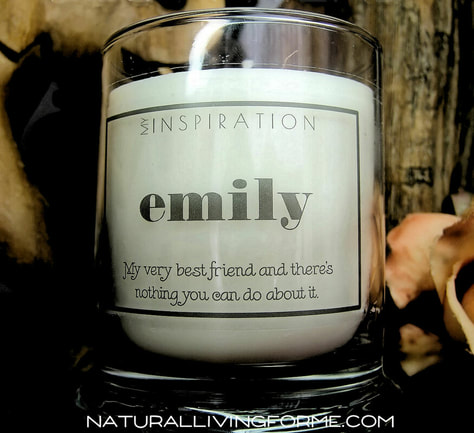 Personal Message Candles